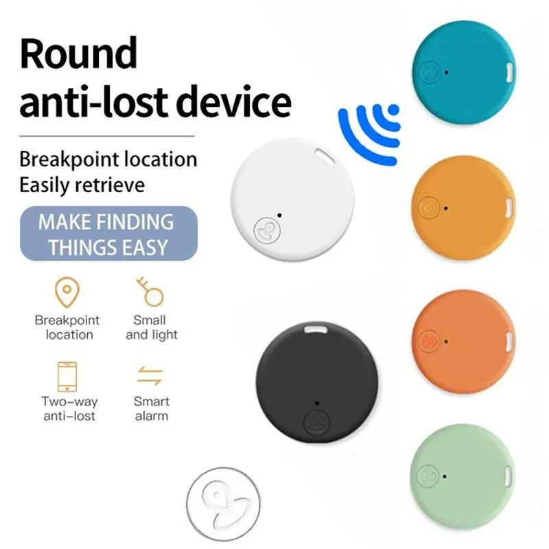 Mini GPS Locator AntiLost Alarm Wallet Keychain Smart Tag Bluetooth-Compatible Tracer Keychain Dog Pet Child Tracker Key Finder