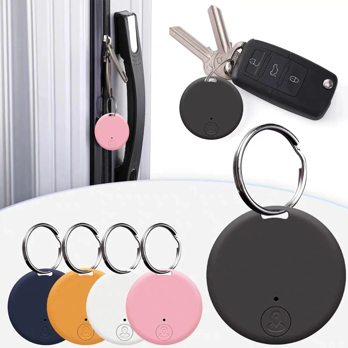 Mini GPS Locator AntiLost Alarm Wallet Keychain Smart Tag Bluetooth-Compatible Tracer Keychain Dog Pet Child Tracker Key Finder