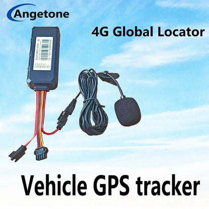 4G LTE Car GPS Tracker with Smart Notifications, Remote Fuel and Power Cut-off, Real-time Tracking, Anti-Surveillance Function,