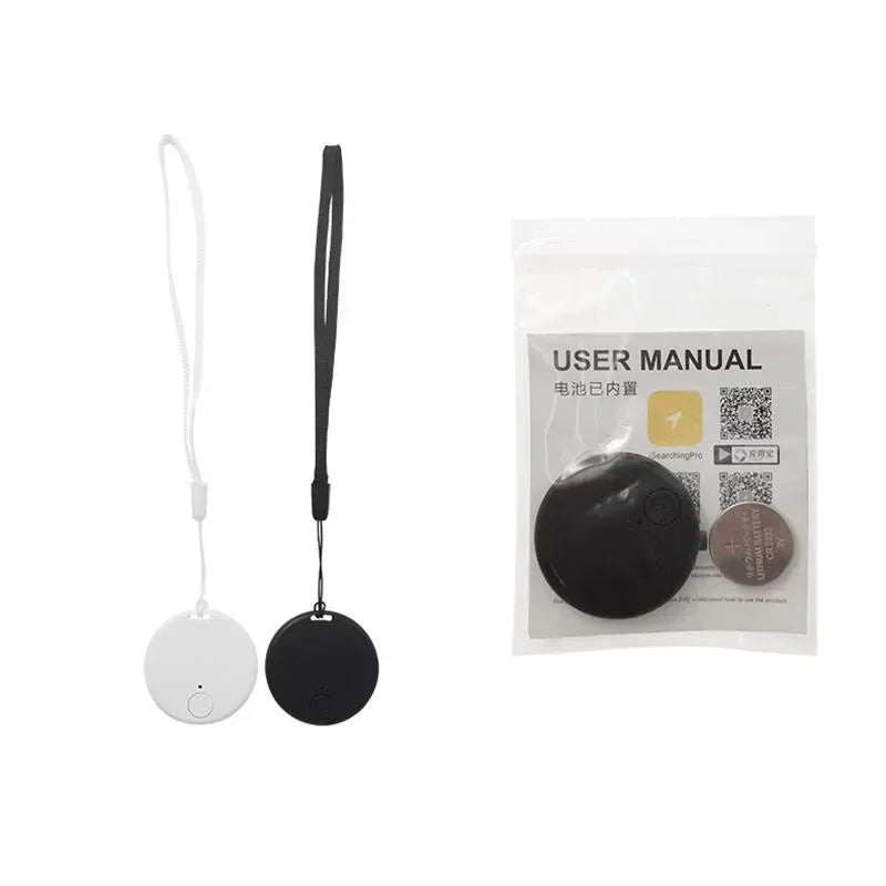 Mini GPS Tracker Bluetooth 5.0 Smart Finder Anti-Lost Locator for Pets Kids Elderly Wallet Car Keys Compatible For iOS Android