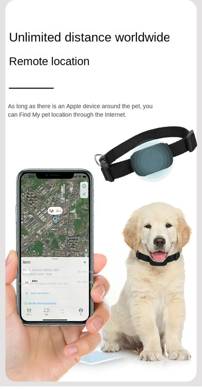 Waterproof Mini Dog Gps Animal Tracking Movement Alert Collars Anti Lost Tracker For Cats And Puppies Remote Global Locator