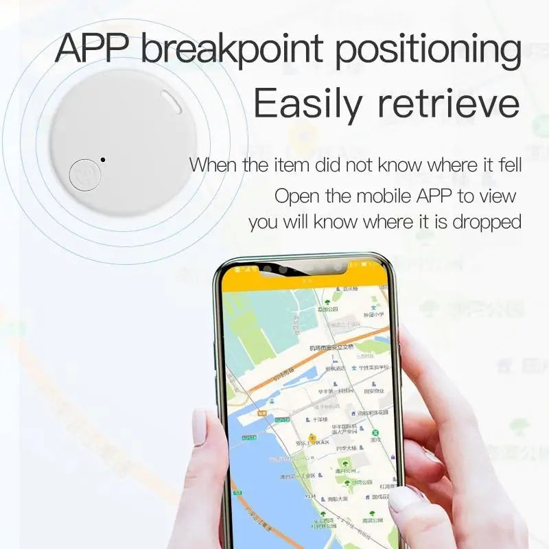 Mini GPS Tracker Locator AntiLost Alarm Wallet Keychain Smart Tag Bluetooth Tracer Keychain Dog Pet Child Bag Tracker Key Finder