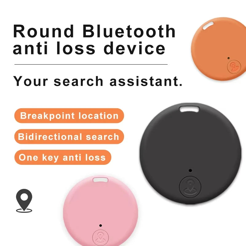 Portable Mini GPS Tracker Bluetooth 5.2 Anti-Lost GPS Tracker Device Smart Finder Locator for Pet Elderly Kids Bag Key Wallet