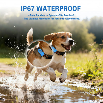 Waterproof Pet GPS Tracker Collar - Real-Time Tracking Device for Dogs Cats, App Control Geofence Pet Locator With Subscription