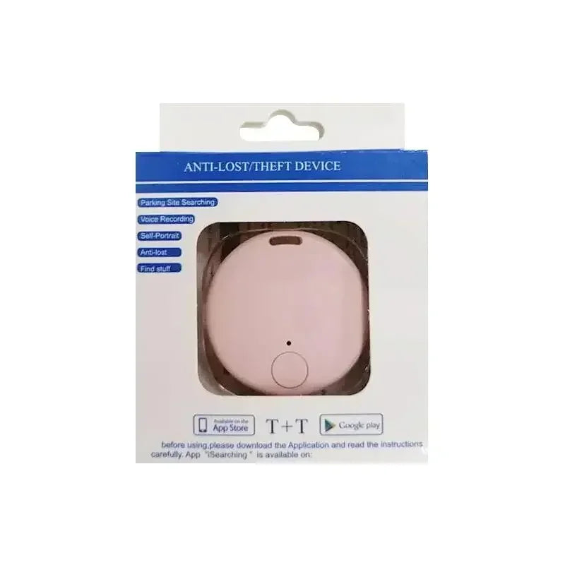 Mini GPS Tracker Bluetooth 5.0 Smart Finder Anti-Lost Locator for Pets Kids Elderly Wallet Car Keys Compatible For iOS Android
