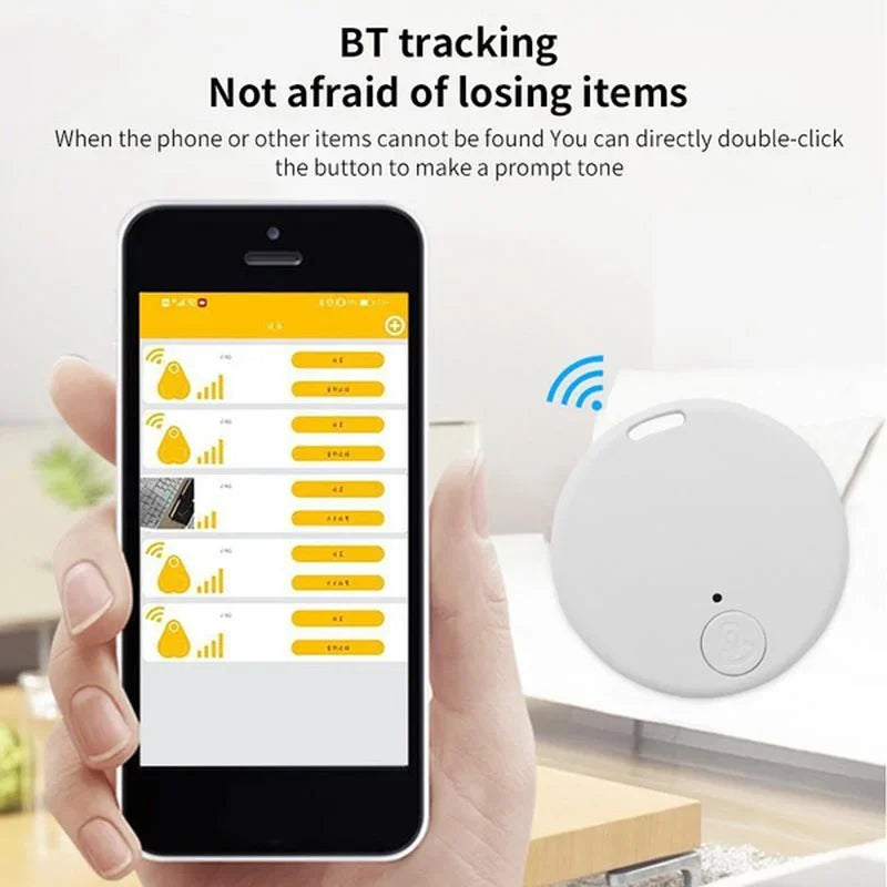 Mini GPS Locator AntiLost Alarm Wallet Keychain Smart Tag Bluetooth-Compatible Tracer Keychain Dog Pet Child Tracker Key Finder