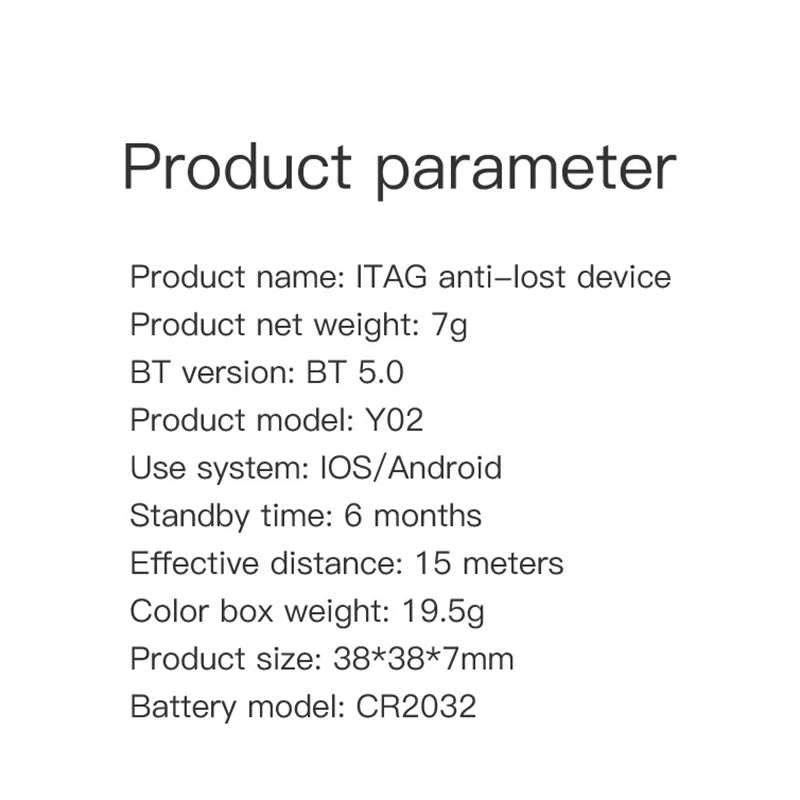 Portable Mini GPS Tracker Bluetooth 5.2 Anti-Lost GPS Tracker Device Smart Finder Locator for Pet Elderly Kids Bag Key Wallet