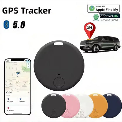 Mini GPS Tracker Bluetooth 5.0 Smart Finder Anti-Lost Locator for Pets Kids Elderly Wallet Car Keys Compatible For iOS Android
