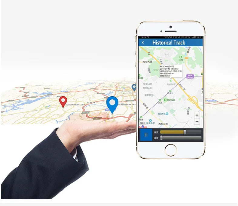 4G LTE Car GPS Tracker with Smart Notifications, Remote Fuel and Power Cut-off, Real-time Tracking, Anti-Surveillance Function,
