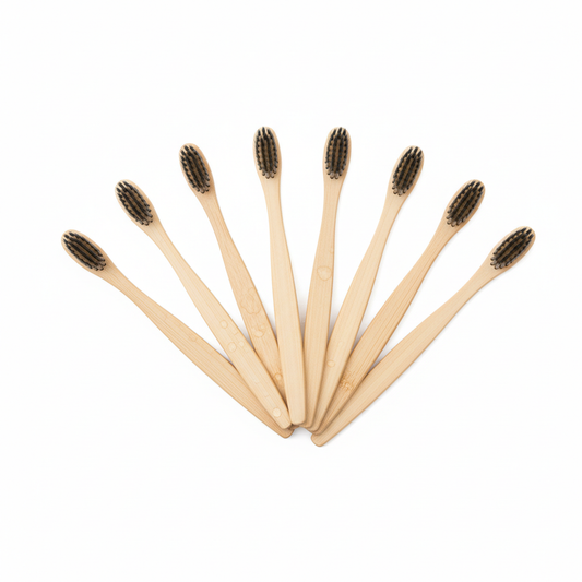 Bamboo Toothbrush Set